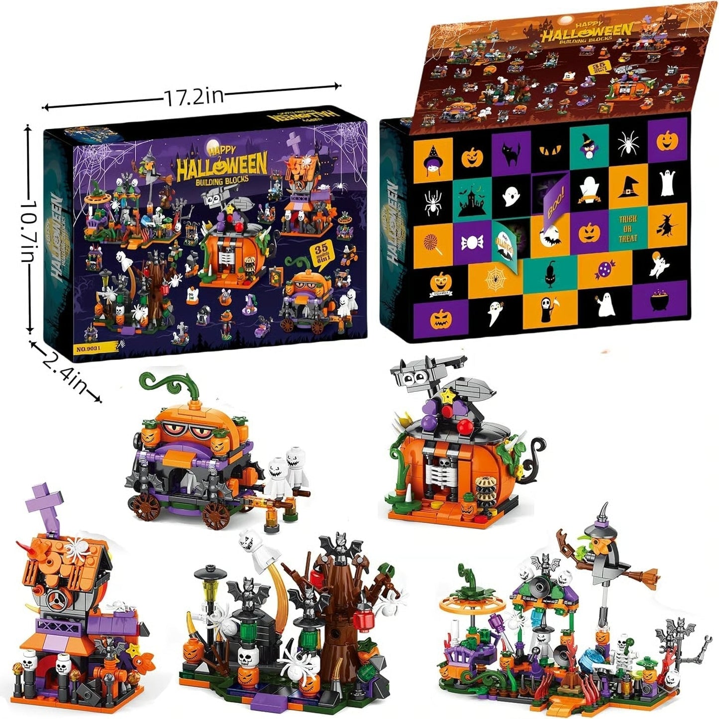 🎃31 Days of Halloween Advent Calendar Bricks